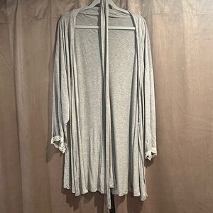 Stretchy, soft, cover up robe with lace